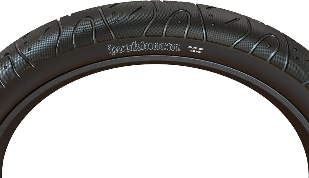 MAXXIS Hookworm - Tamaño 20x1.95, 1 paquete - Neumático ultra duradero para BMX, crucero, sendero y bicicleta