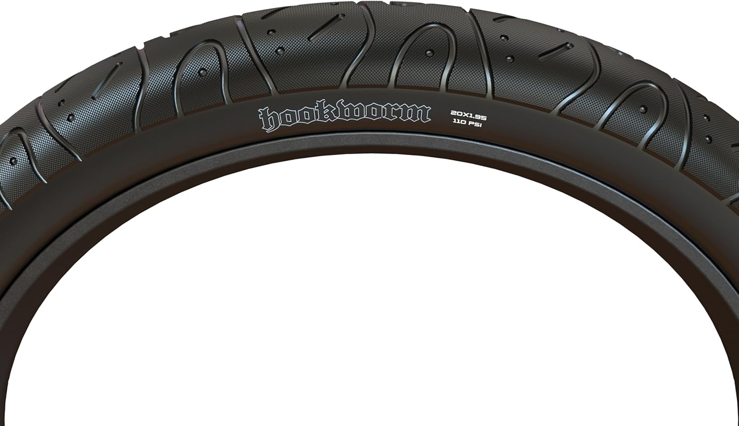 MAXXIS Hookworm - Tamaño 20x1.95, 1 paquete - Neumático ultra duradero para BMX, crucero, sendero y bicicleta