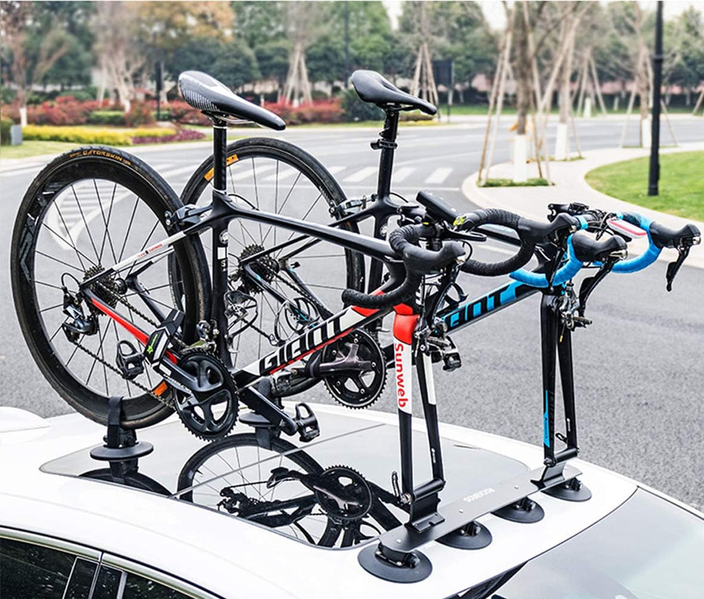 Portabicicletas De Techo Rockbros Con Ventosas Para 2 Bicis