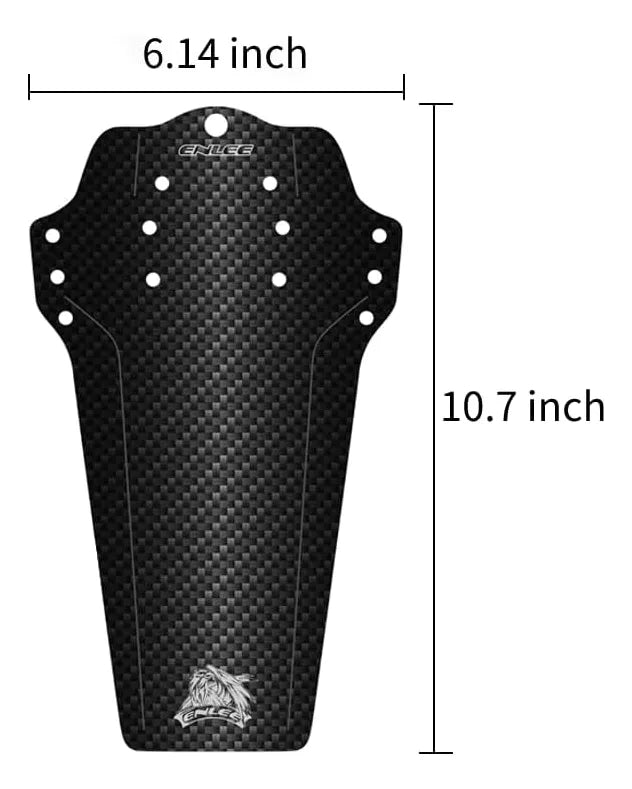 Lodera Enlee Guardabarros Para Mtb Salpicaderas 1 Pz Negro Enlee