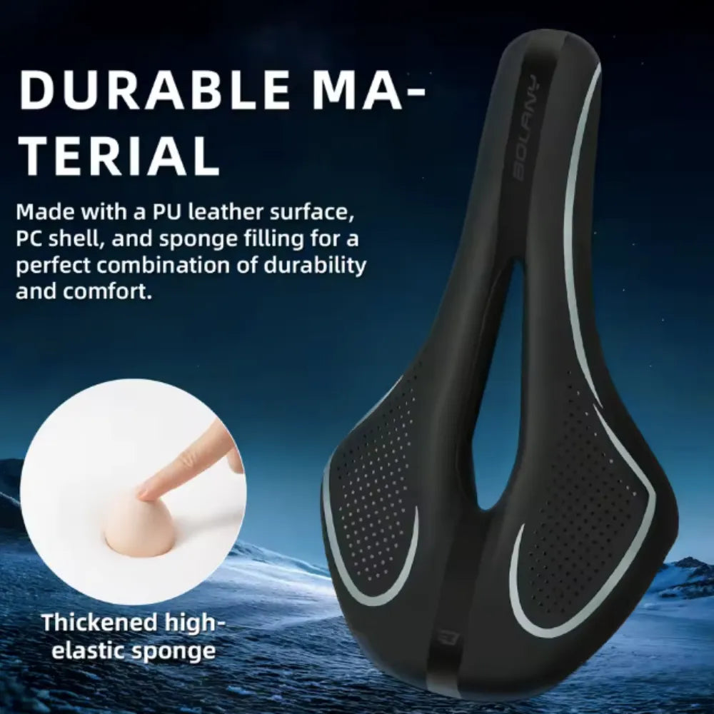 Asiento Comodo Y Ligero Bolany 330g Para Mtb Negro