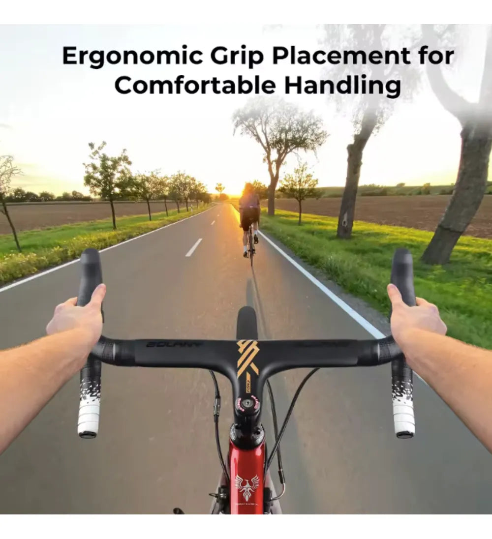 Manillar Aerodinamico Para Bicicleta De Ruta Aluminio 570g