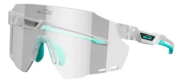 Lentes Fotocromatico + Revo Windbreaker Magicshine Azul Aqua