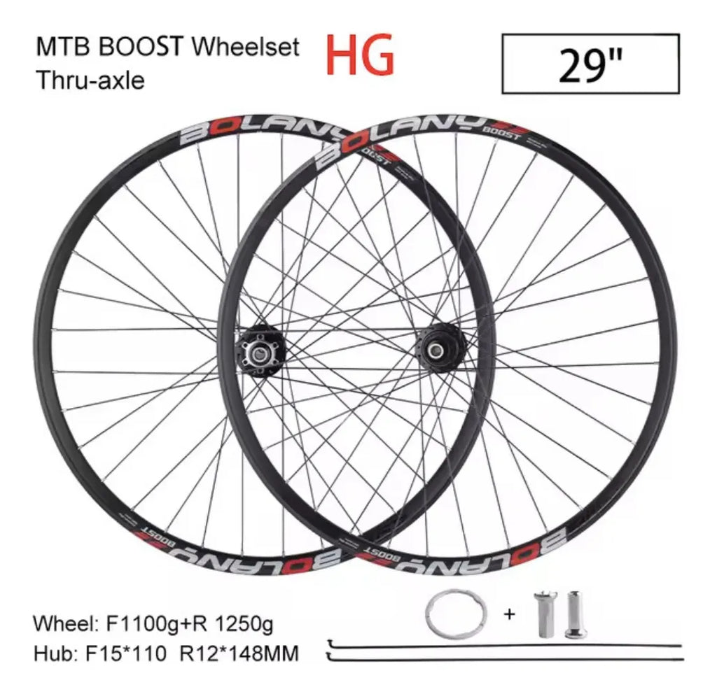 Rines De Aluminio Eje Boost Masas Tronadoras 32h Tubeless