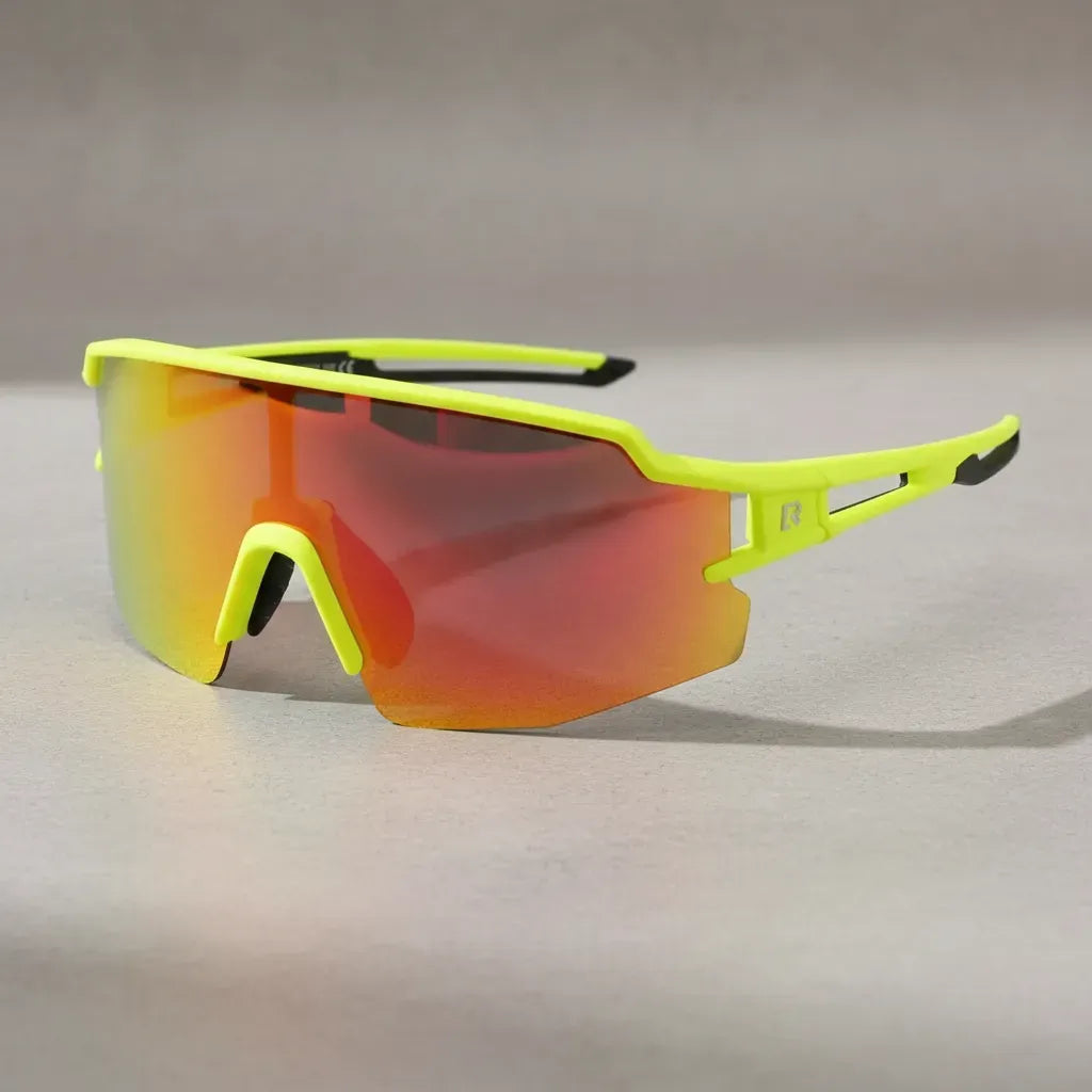 Lentes Polarizados Armazon Verde Aqua Lente Naranja Rockbros