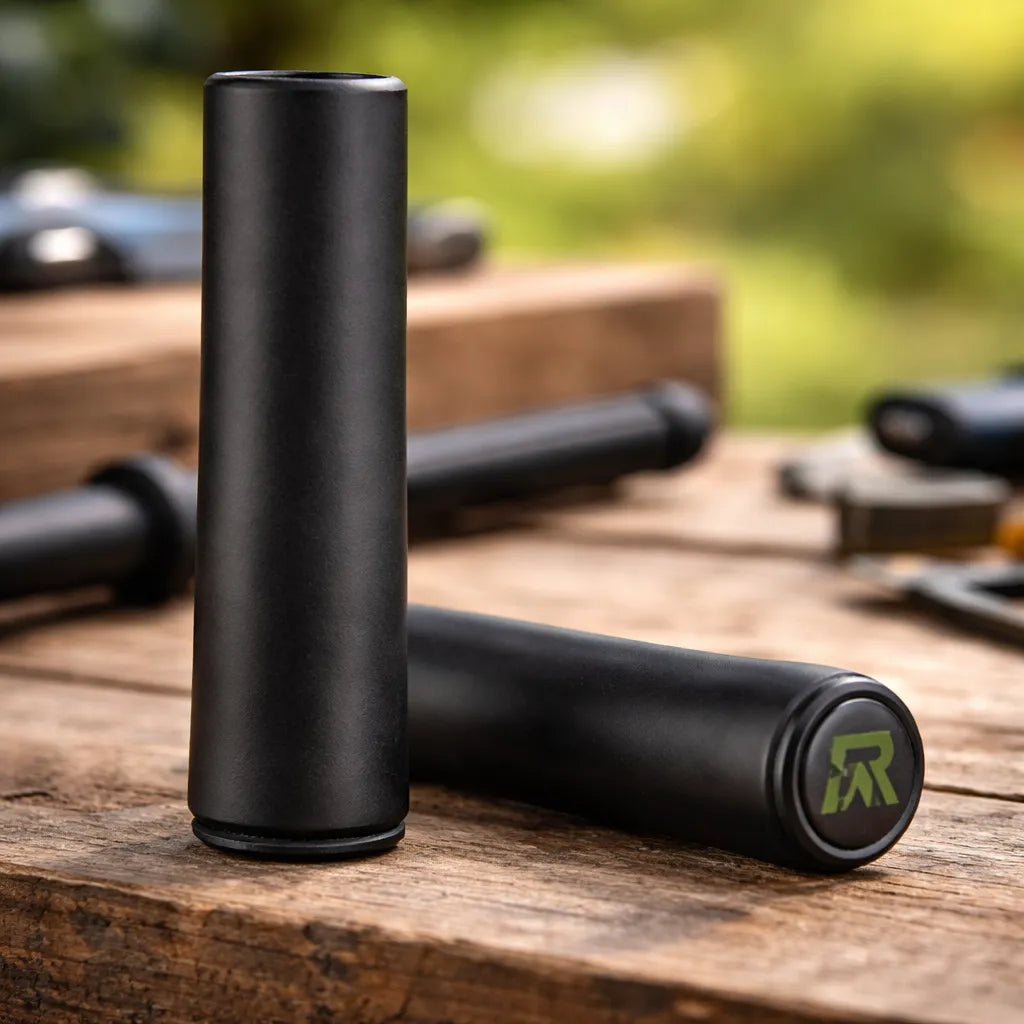 Puños De Silicona Grips Rockbros Color Negro