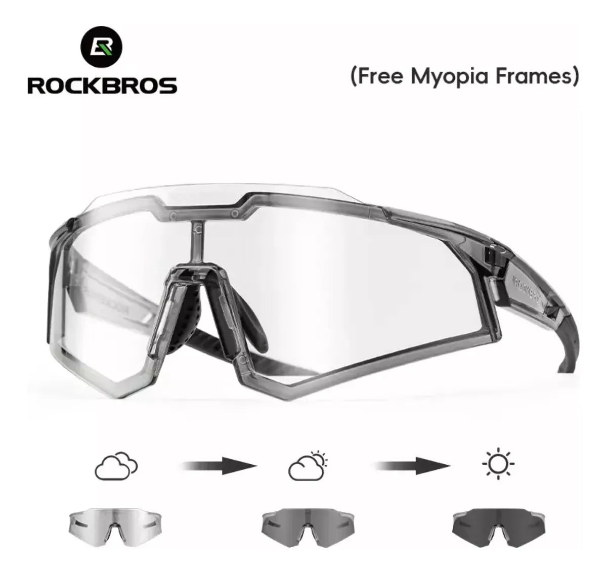 Lentes Fotocromaticos Para Ciclismo Rockbros Gafas New