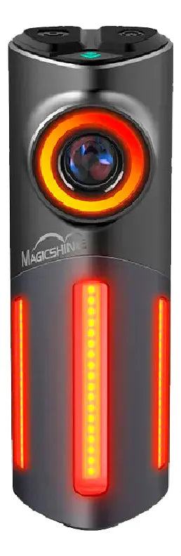 Lampara Trasera Magicshine Seemee Dv Usb 30 Lm Con Camara Color Negro