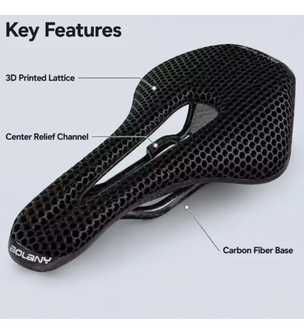Asiento Prostatico Bolany Con Impresion Pu 3d Color Negro