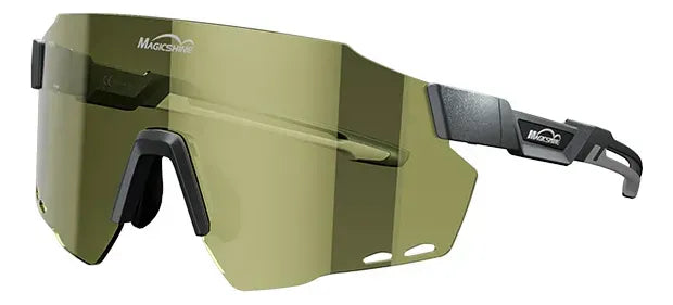 Lentes Polarizado + Revo Windbreaker Magicshine Lente Dorada