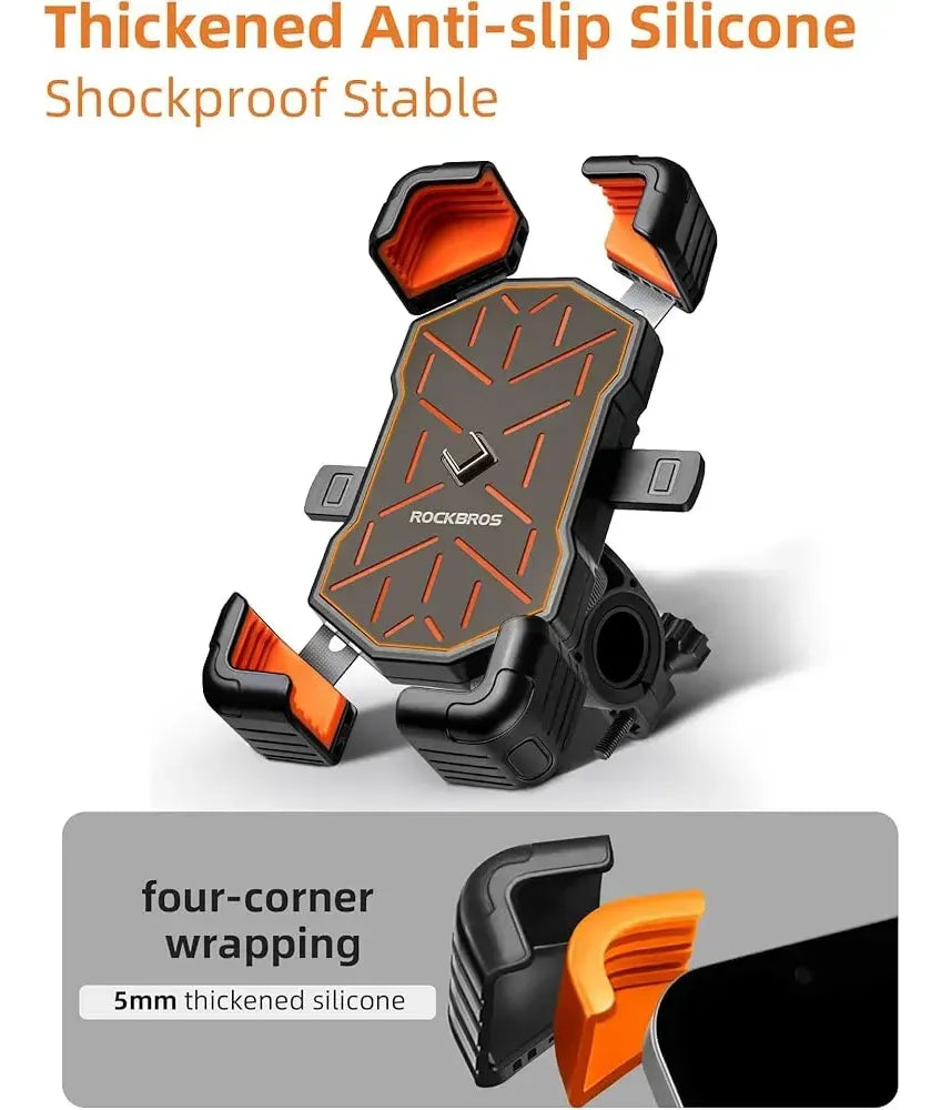 Soporte Para Celular Con Almohadillas Gris Rockbros