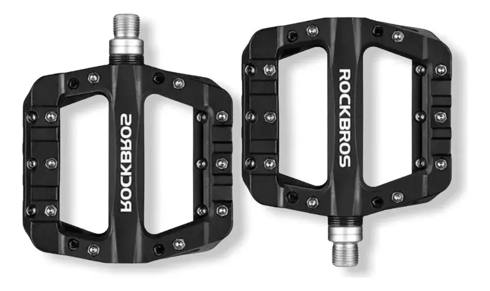 Pedales Rockbros Plataforma Mtb,ciclismo Balero Sella Nylon