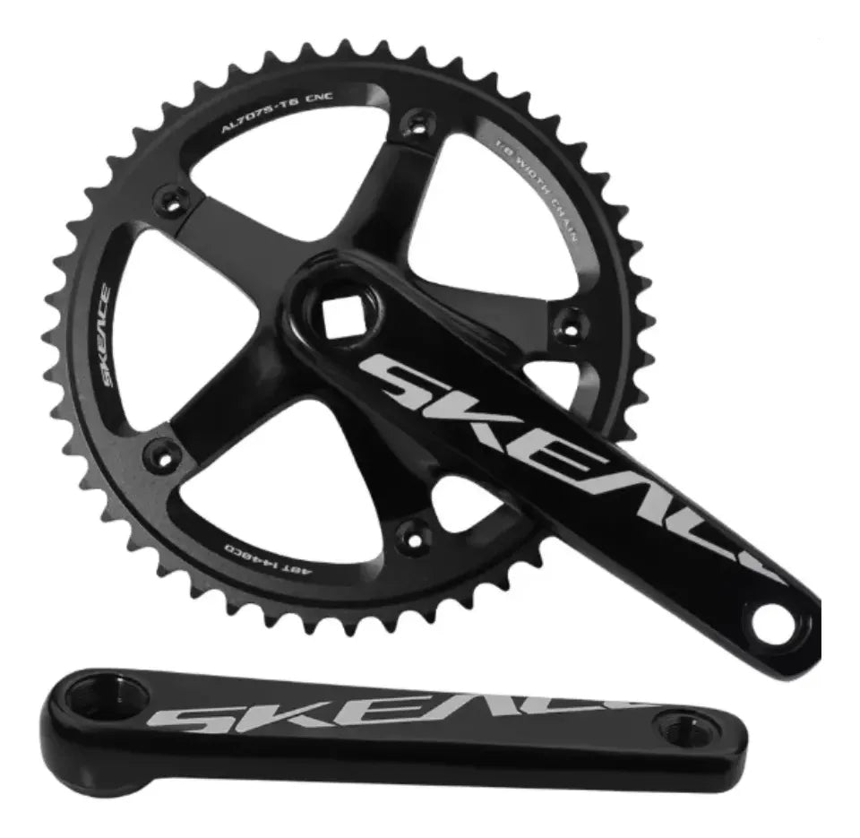 Bielas Para Bicicleta De Pista 48t 165mm Skeace Gravel Urban
