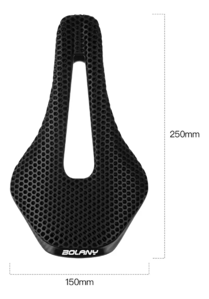 Asiento De Fibra De Carbono Superligero 3d Bolany Negro