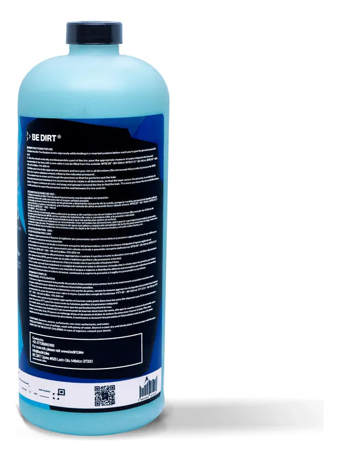 Sellador Tubeless Be Dirt 1l Premium Antiponchaduras Top