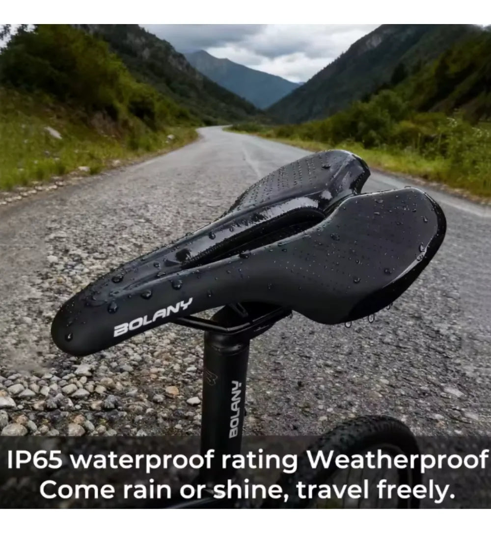 Asiento Para Bicicleta Con Luz Trasera Esponja Y Pu Bolany