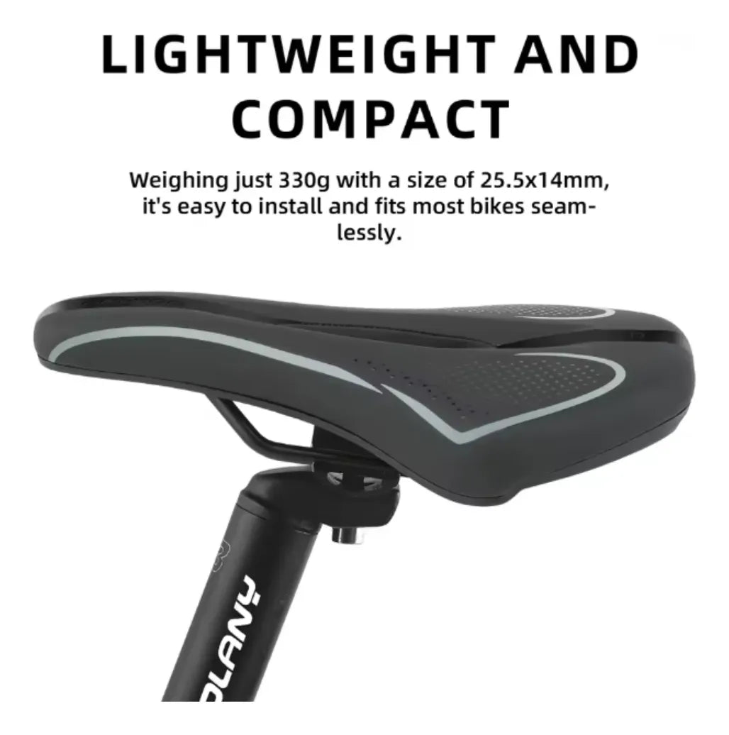 Asiento Comodo Y Ligero Bolany 330g Para Mtb Negro