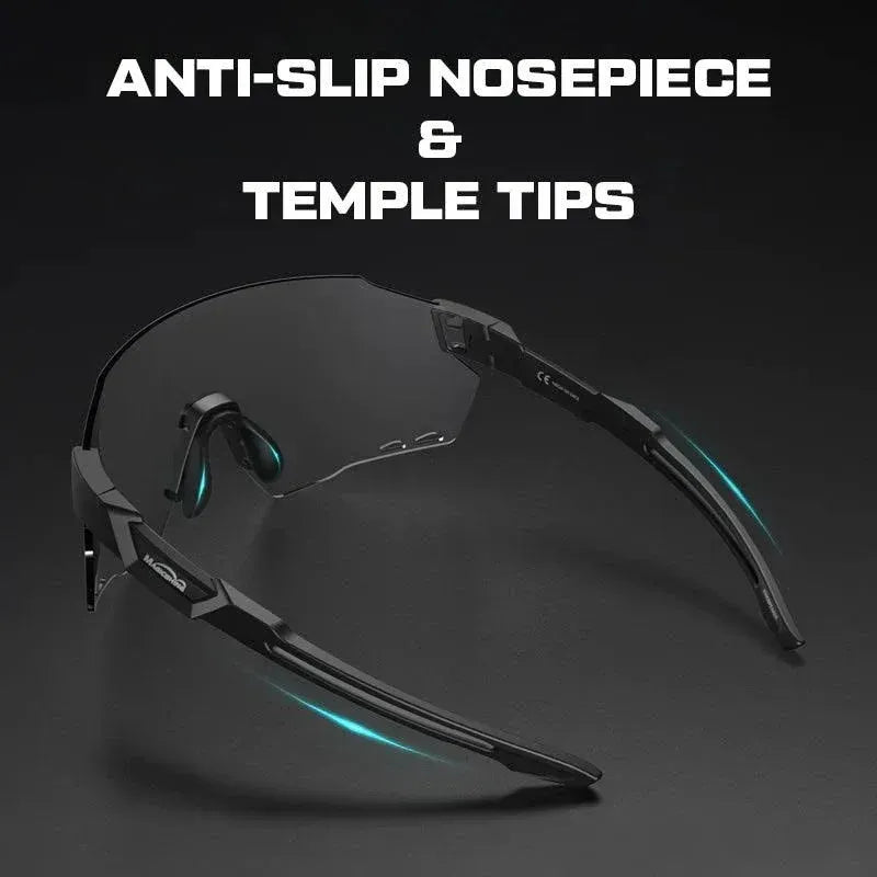 Lentes Fotocromatico + Revo Windbreaker Magicshine Azul Aqua