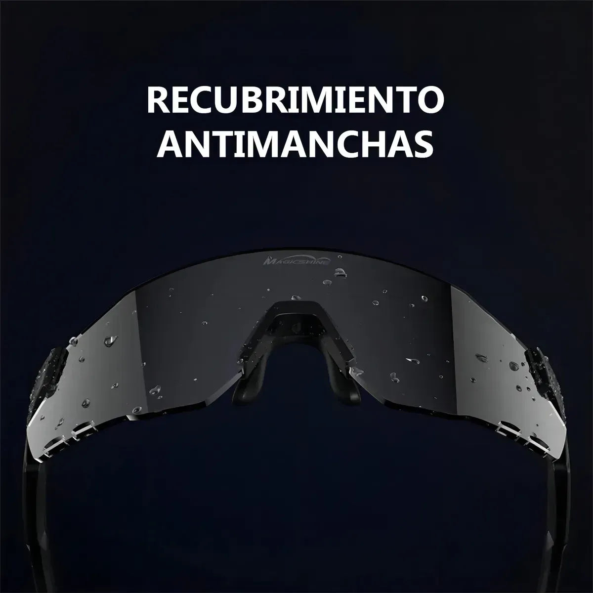 Lentes Polarizado + Revo Windbreaker Magicshine Lente Dorada