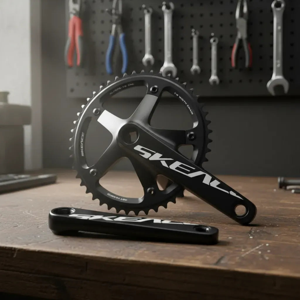 Bielas Para Bicicleta De Pista 48t 165mm Skeace Gravel Urban