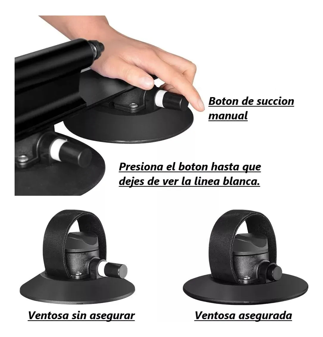 Portabicicletas De Techo Rockbros Con Ventosas Para 2 Bicis