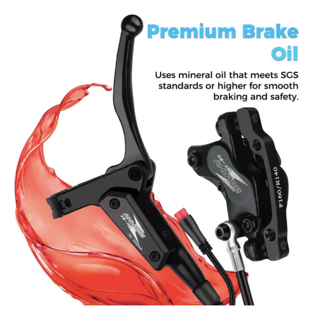 Par De Frenos Hidraulicos De 4 Pistones Con Discos De 160mm