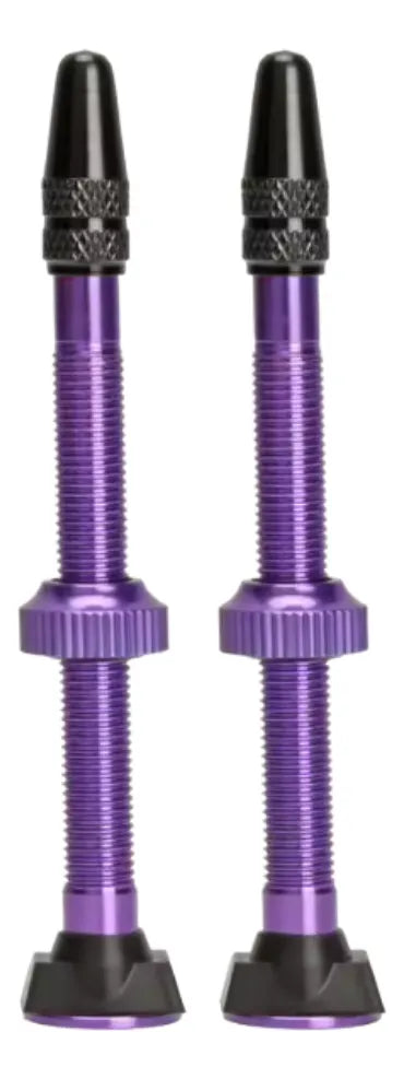 Valvula Tubeless De Aluminio 60mm Rojo Bolany