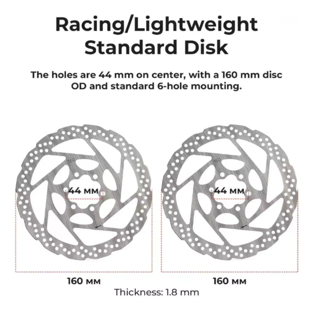 Par De Frenos Hidraulicos De 2 Pistones Con Discos De 160mm