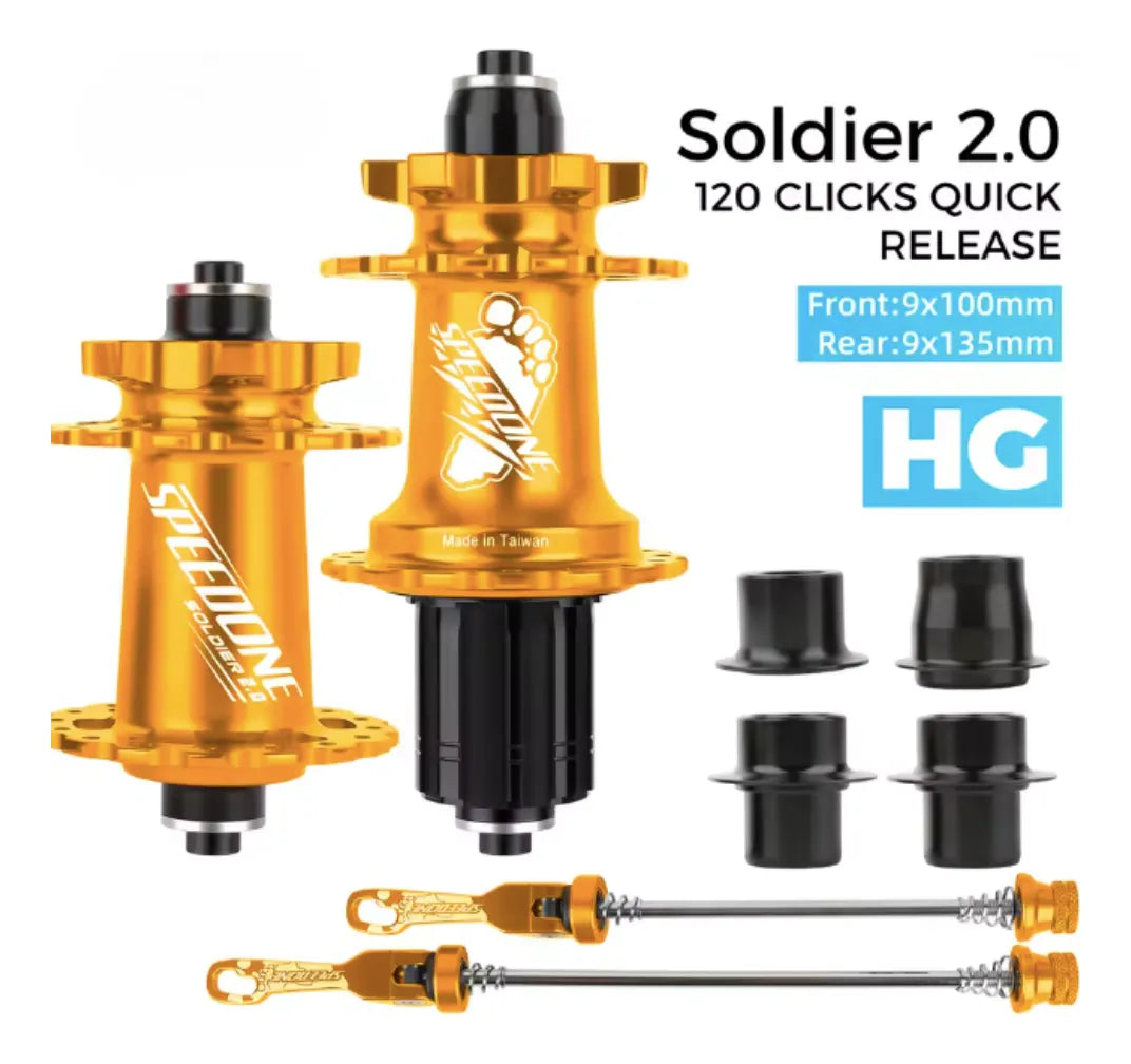 Par De Masas Tronadoras De 32h Hg/ms/xd Speedone Soldier 2.0