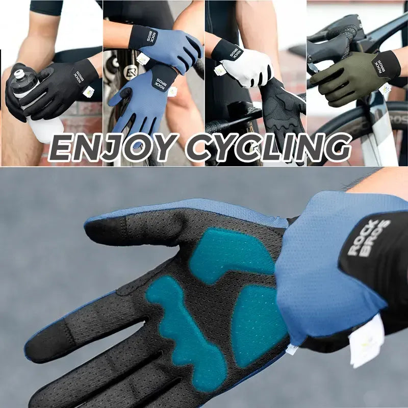 Guantes Transpirables Para Ciclismo Negro Rockbros