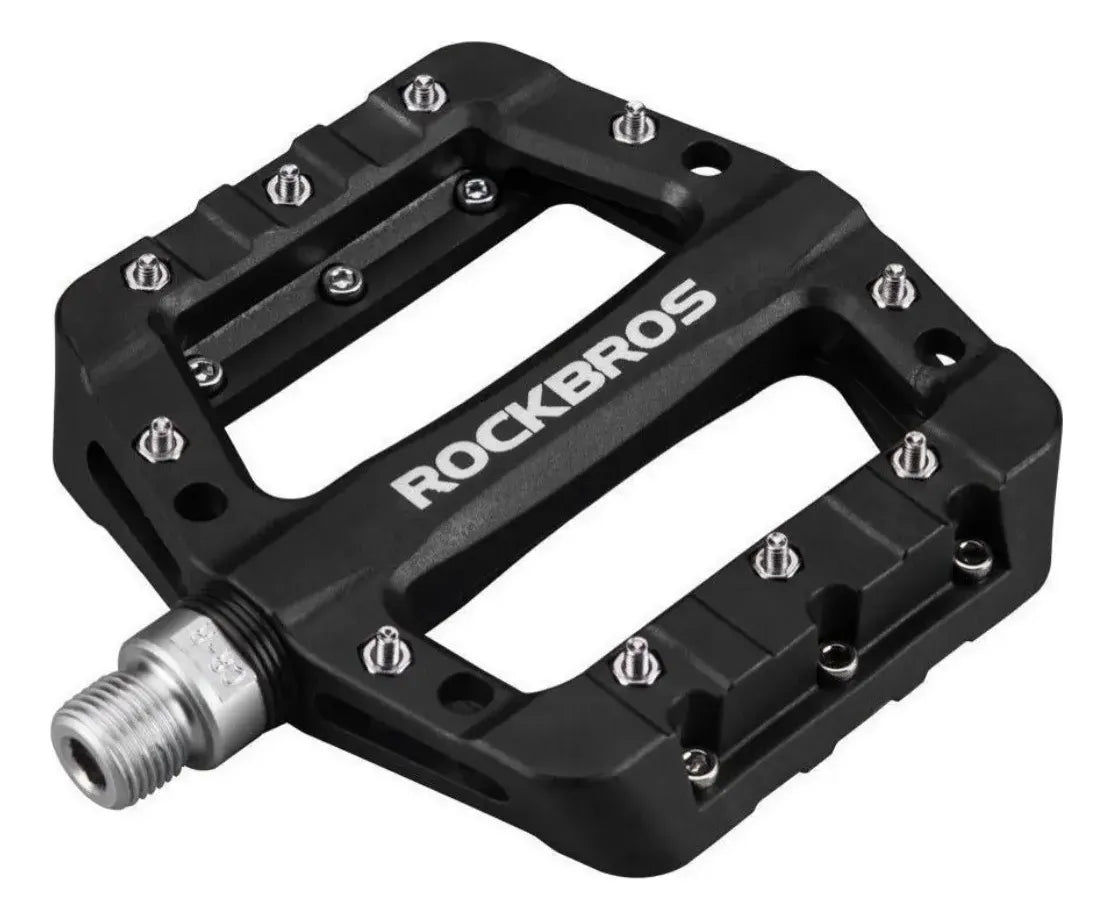 Pedales Rockbros Plataforma Mtb,ciclismo Balero Sella Nylon