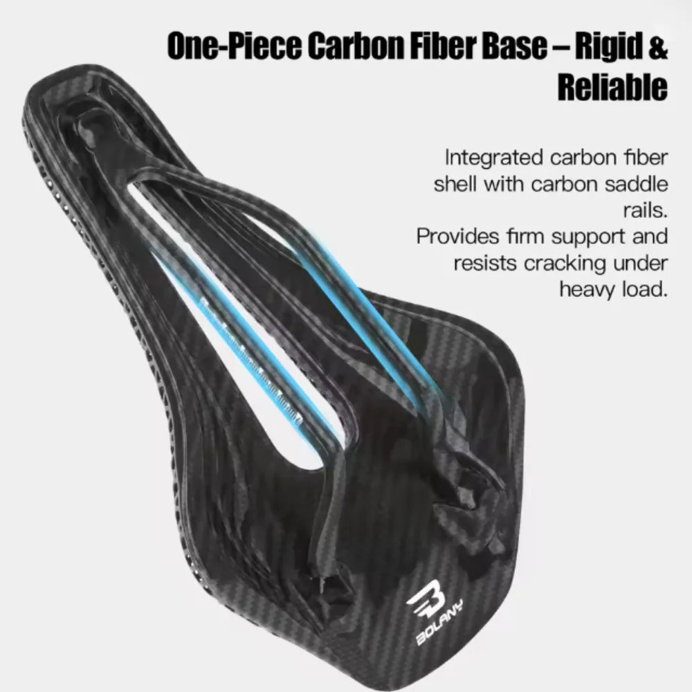 Asiento De Fibra De Carbono Superligero 3d Bolany Negro