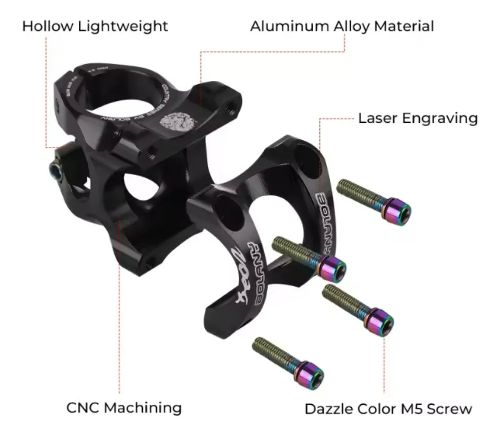 Potencia De Aluminio 31.8mm Bolany Dragon