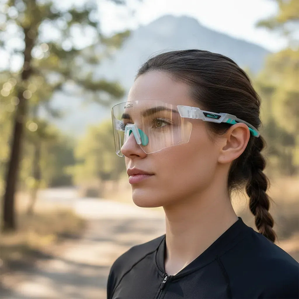 Lentes Fotocromatico + Revo Windbreaker Magicshine Azul Aqua