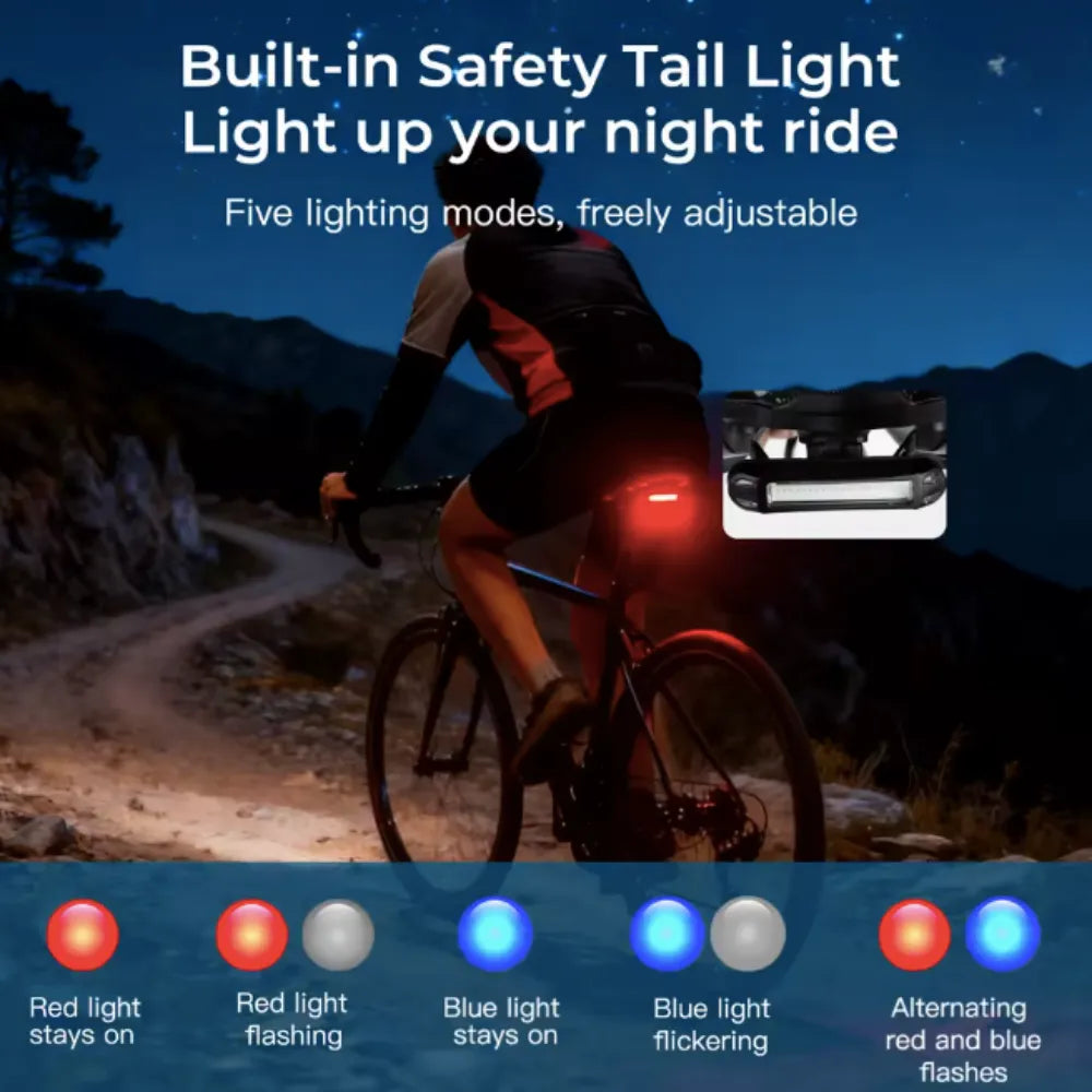 Asiento Para Bicicleta Con Luz Trasera Esponja Y Pu Bolany