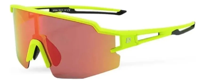 Lentes Polarizados Armazon Verde Aqua Lente Naranja Rockbros