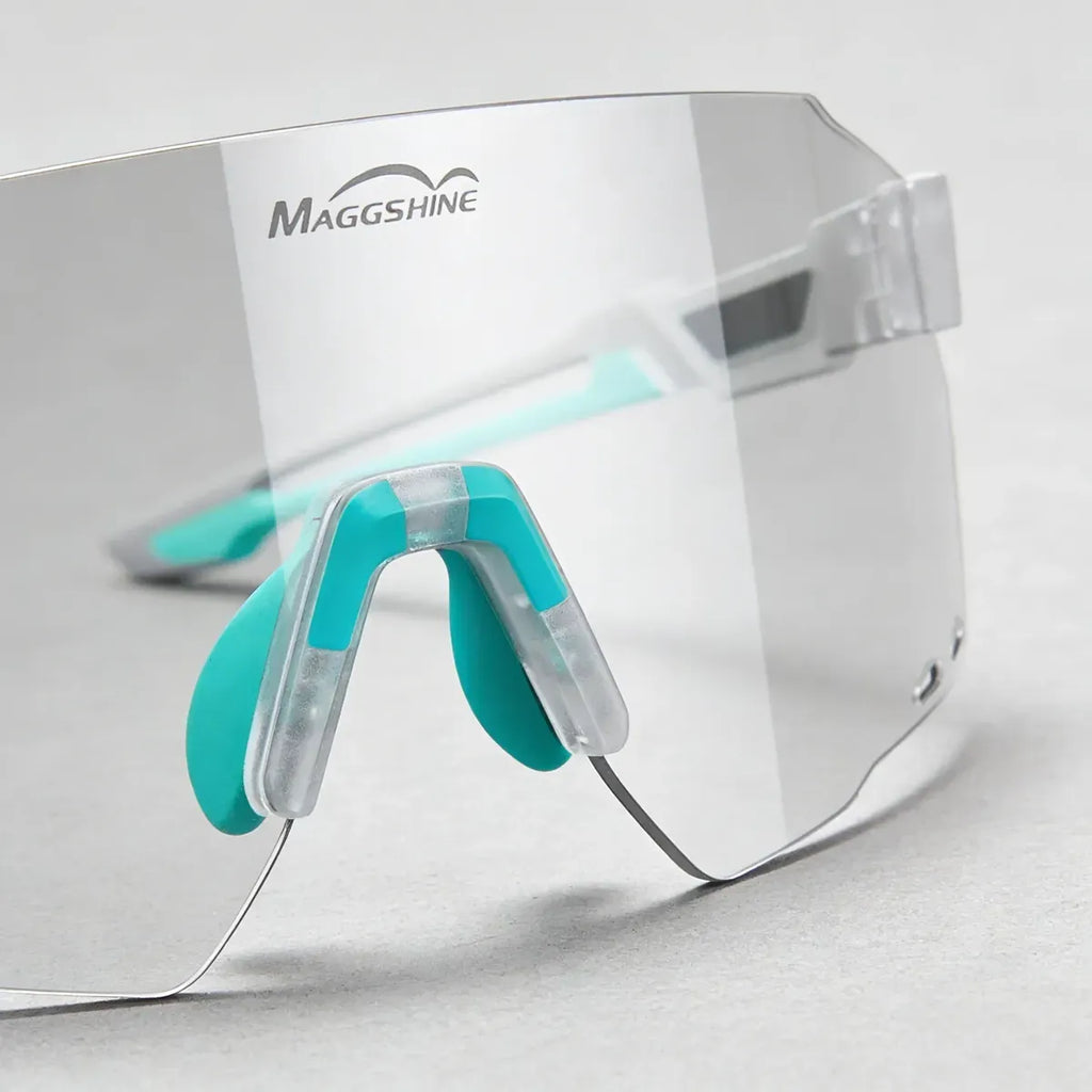 Lentes Fotocromatico + Revo Windbreaker Magicshine Azul Aqua