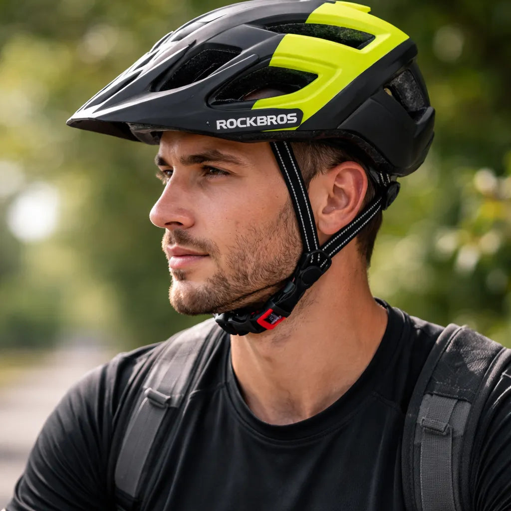 Casco Para Mtb Visera Extraible Rockbros (m-l) (56-62cm)