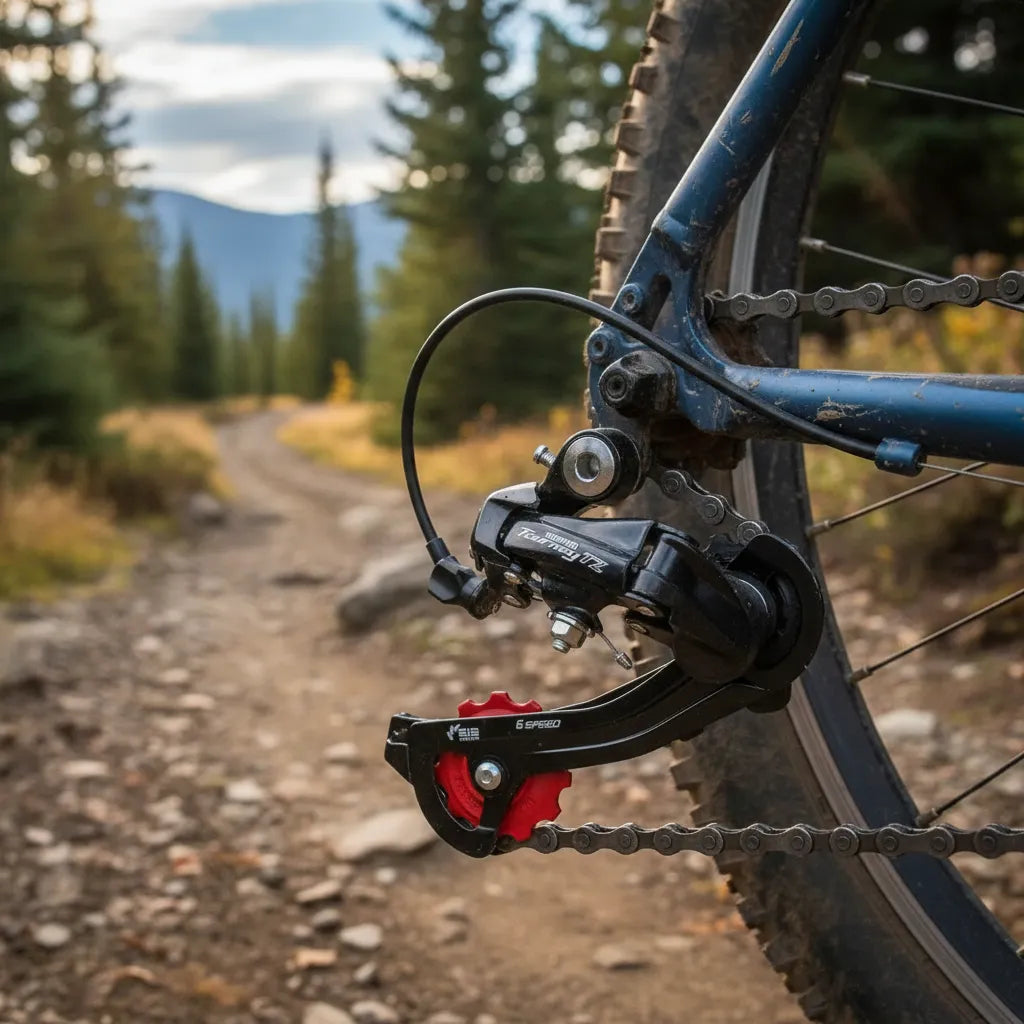 Cambio Trasero Shimano Rd-tz500-gs Tourney 6v C/gancho
