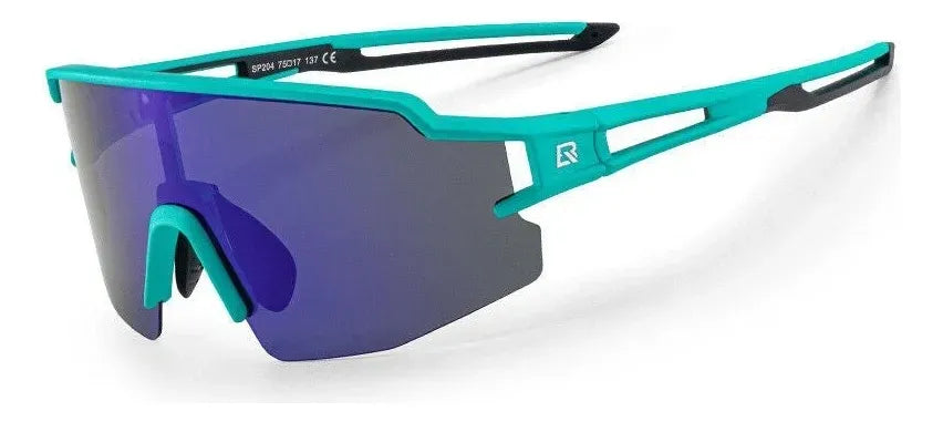 Lentes Polarizados Armazon Azul Aqua Lente Rockbros