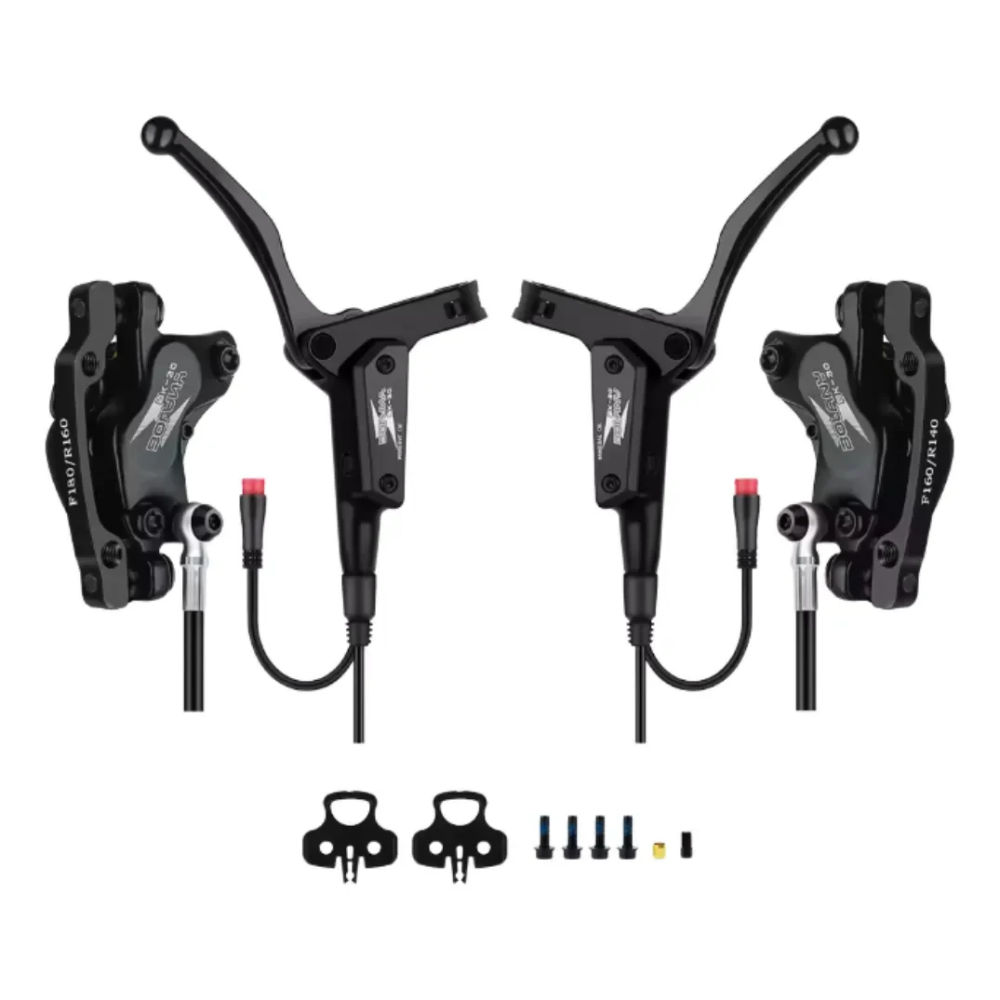 Par De Frenos Hidraulicos De 4 Pistones Con Discos De 160mm