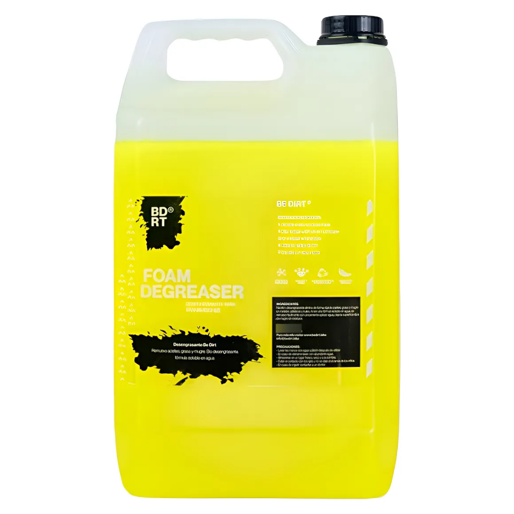 Desengrasante Para Bicicleta Be Dirt Foam Degreaser 5 Litros Amarillo