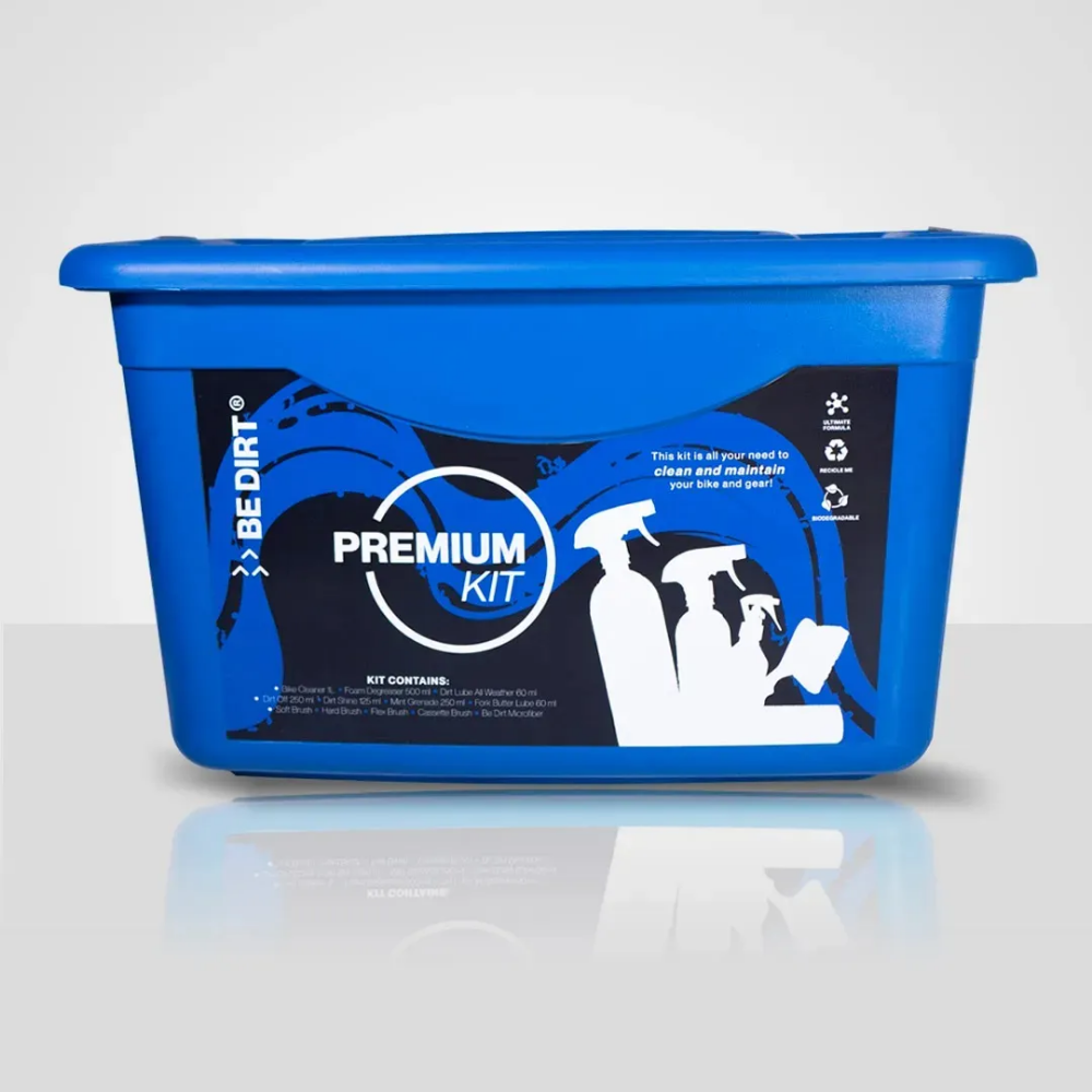 Kit De Limpieza Bicicleta Be Dirt Kit Premium Completo Caja Azul