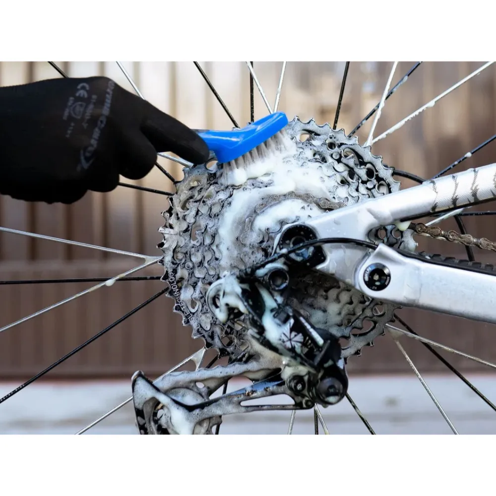 Kit De Cepillos Para Limpiar Bici Y Moto Be Dirt Brush Kit 4 Negro