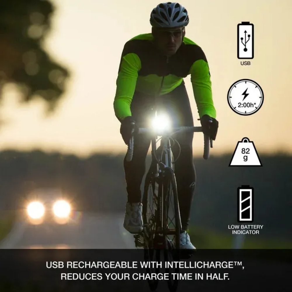 Lamparas Niterider Swift 300 Vmax 150 Led Usb Combo Led Pro Negro