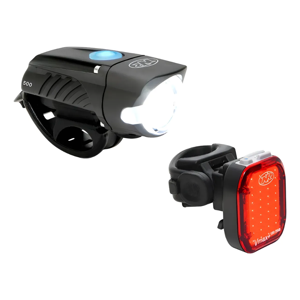 Lamparas Niterider Swift 500 Vmax+ 150 Led Usb Combo Led Pro Negro