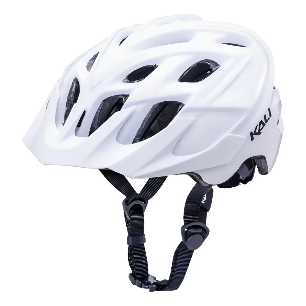 Casco Para Ciclismo Blanco Kali Chakra S/m Visera Desmontabl Blanco S/m