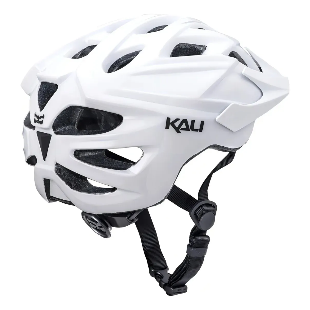 Casco Para Ciclismo Blanco Kali Chakra S/m Visera Desmontabl Blanco S/m