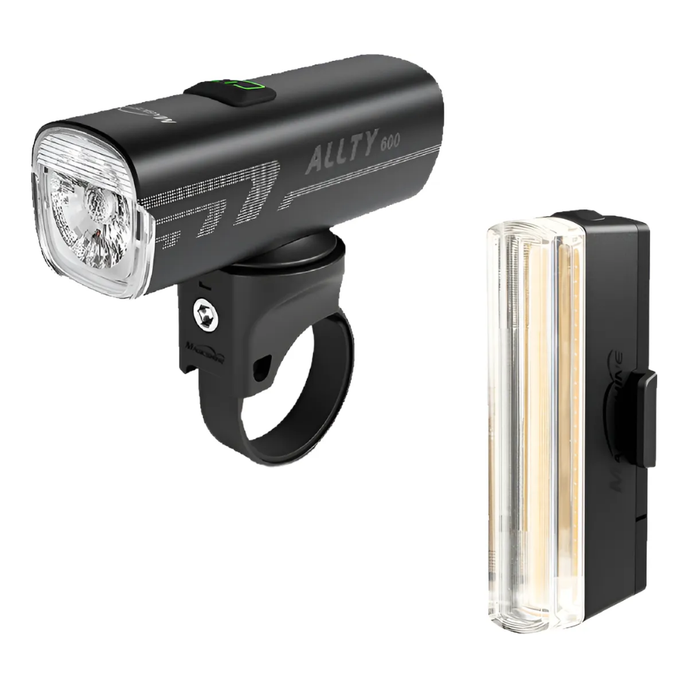 Combo Magicshine Lampara Magicshine Delatera 600 Lm - 30 Lm Negro