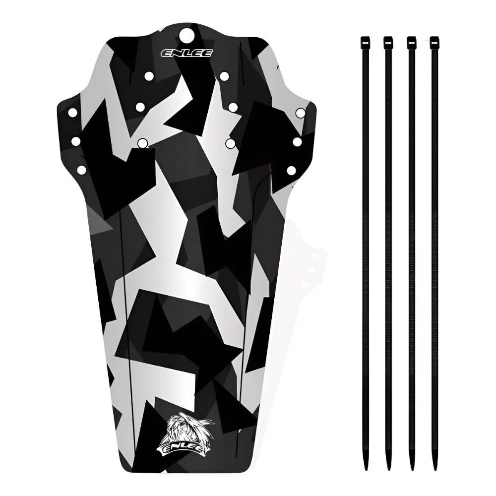 Lodera Enlee Guardabarros Para Mtb Salpicadera Camuflajeada Negrcamuflajeado